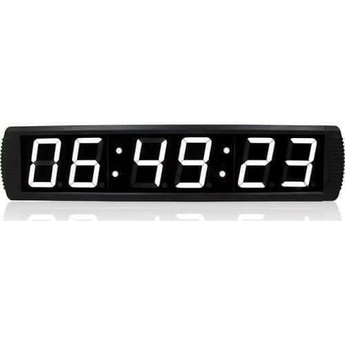 4 inch digital alarm clock electronic count up timer big led wall clock with countdown function