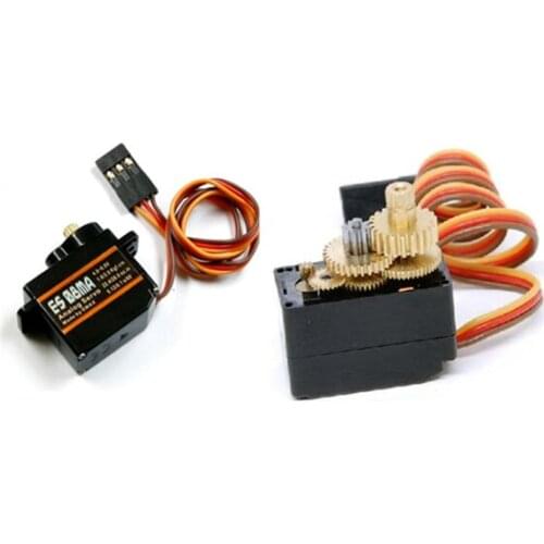 RC Helicopter Parts EMAX Steering Gear ES08MA II Analog Servo 12G