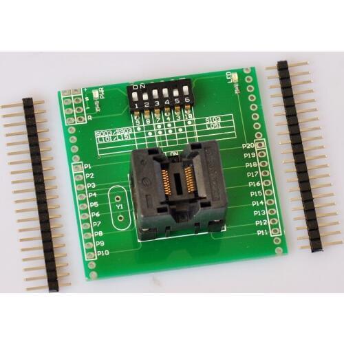 Free shipping STM8S/STM8L offline programmer / download / test block /TSSOP20 block /IC