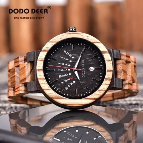 Часы мужские Fashion Wooden Watches For Men Luxury Brand Weekly Calendar Luminous Male Business Watch Meaningful Gift to Him