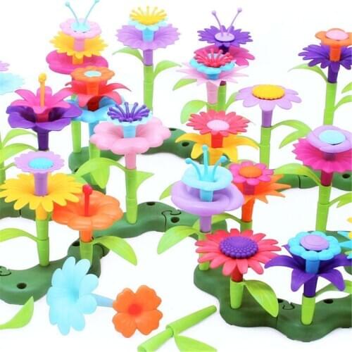Flower Garden Building Toys - Build a Bouquet Floral Arrangement Playset 425F