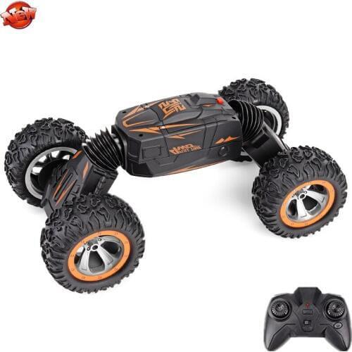 Children Gift 2 to 1 Double Size Deformation Stunt RC Car 4WD Driving Flat Ground Off-Road Dual Mode Radio Control Twisted car