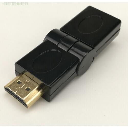 HDMI Male To HDMI Female 180 Degree Adapter HDMI connection HDTV 100pcs