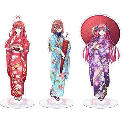 5Toubun no Hanayome Toys Nakano.Miku Double Sided Painting Acrylic Anime Toy Desktop Ornaments Toys 3D LED Night Light