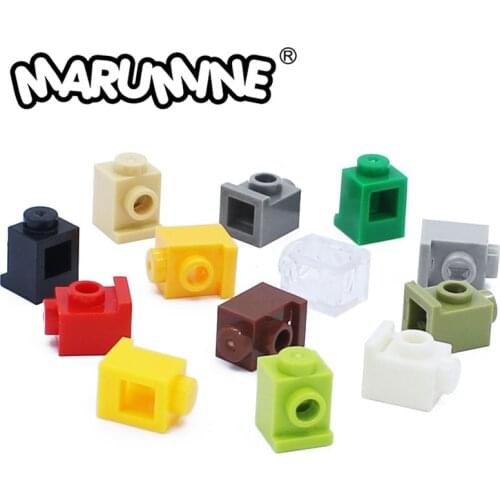 Marumine Assembles Particles 4070 Brick Modified 1x1 With Headlight Building Blocks Parts Construction Educational Bricks Model