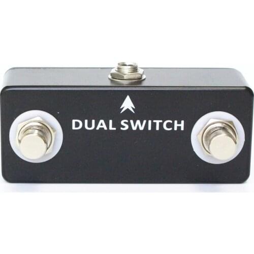 MOSKY DUAL SWITCH Guitar Pedal Dual Footswitch Foot Switch Guitar Effect Pedal True Bypass Full Metal Shell Guitar Accessories