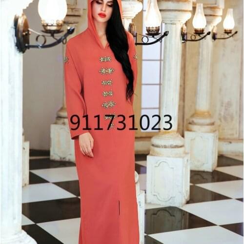 Muslim Fashion Women Elegant Abaya Dubai Turkey Muslim Hijab Dress 2021 Caftan Plus Size Boho Long Dresses Islamic Clothing