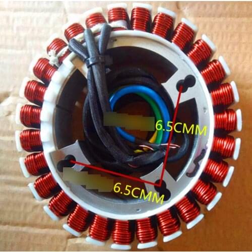 The new 27-pole built-in range extender, pure copper stator, rotor, 5000 watts, 48, 60, 72V universal