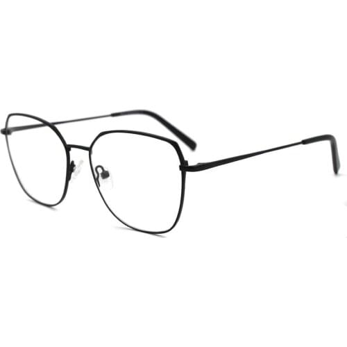 Eyeglasses Optical glasses Simple Irregular Cut Edge Square Frame Men Women Teenager Mypioa Metal Eyewear MSG7218