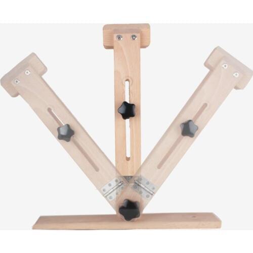 Adjustable Leather Retaining Wood Clip Lacing Stitching Clamp Hand Tool Table Desktop Sewing Stitching Lacing Clamp Tools