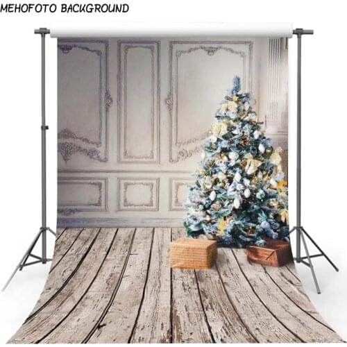 Christmas Background Fireplace Tree Winter Snow Window Backdrop Interior Baby Birthday Photography Background For Photo Studio