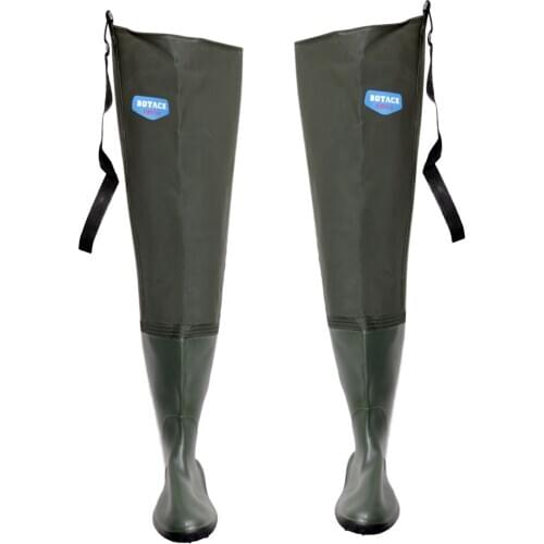 Fishing Waders Boot Waterproof Stockingfoot Hip Waders Leg Wear Wading Pants Adjustable Webbing Strap
