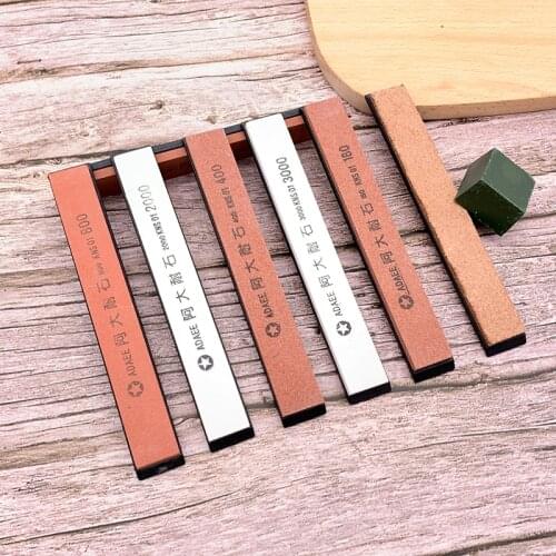 Sharpening whetstone grindstone for kitchen knife Fixed angle sharpener Apex edge professional Polishing Paste and Leather set