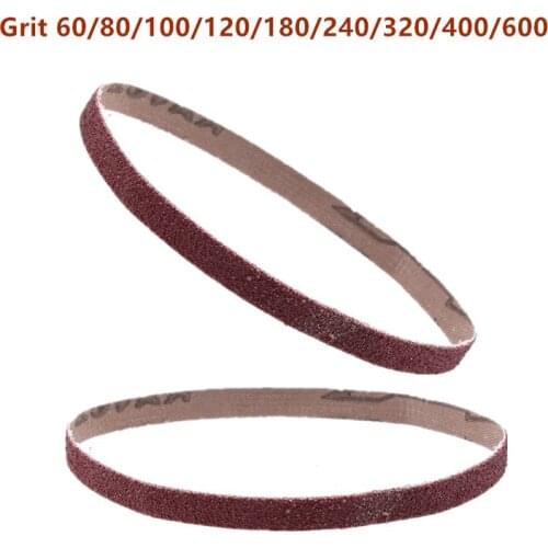 1PC Abrasive Bands Sanding Belts 330*10mm 60-600 Grits Fine Grinding Belt Grinder Accessories for Wood Soft Metal Polishing