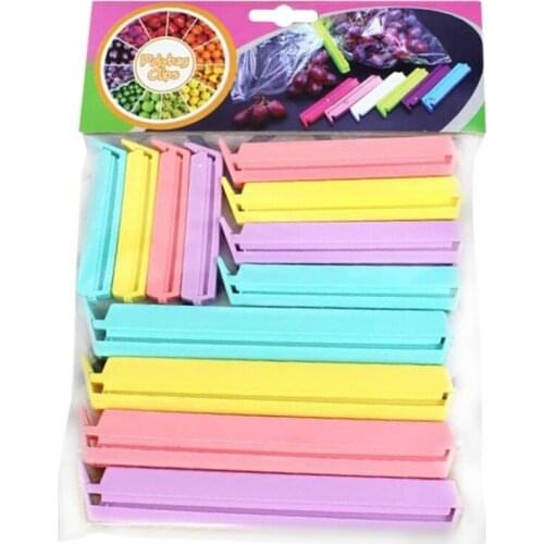 12Pcs/Pack Sealing Clips European-style Long Sealing Clips Three Sizes 16cm/11cm/8cm Food fresh Keeper Clips