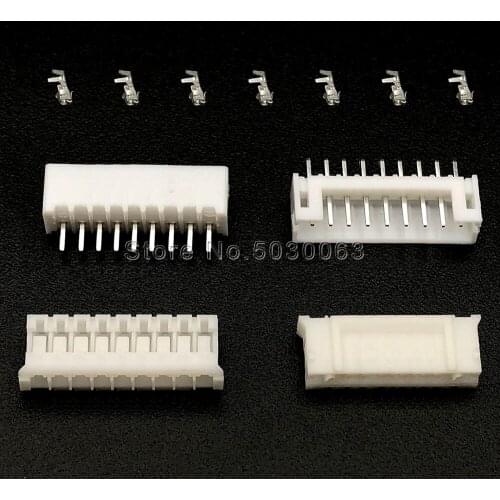 330pcs=30Sets PH2.0 2.0mm Pitch 9p 9pin Male female Terminal Kit/Housing/Pin Header Straight JST Wire Connectors Adaptor Kits