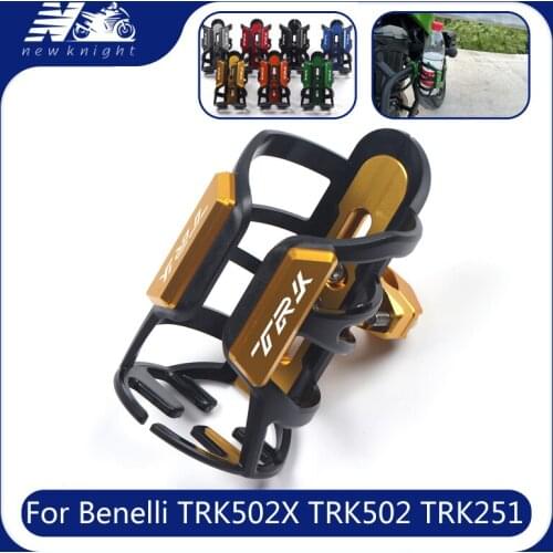 7 Color For Benelli TRK502X TRK 502X 502 251 Motorcycle Accessories CNC Aluminum Beverage Water Bottle Drink Thermos Cup Holder