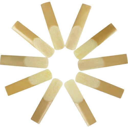 10pcs/lot Soprano Alto Tenor Bb Saxophone Reed Bulrush Reeds Strength 2.5 Saxophone Accessories Parts
