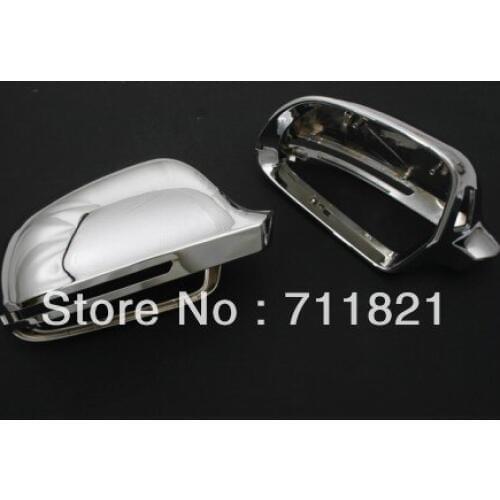 Car Styling Chrome Side Mirror Housing Replacement Side Assist For Audi A4 B8