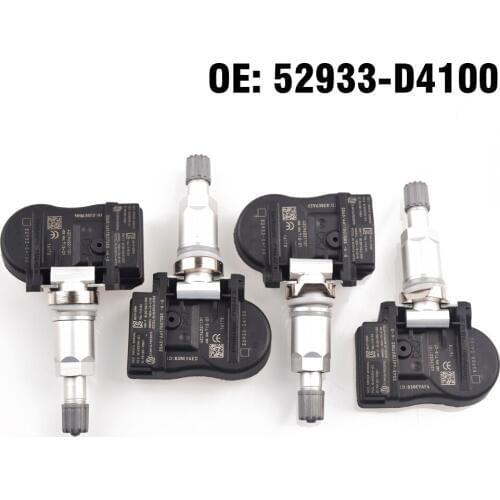4 PCS Car Tire Pressure Monitor Sensor TPMS for Hyundai Grandeur I30 Ioniq Kona Genesis G90 Elantra for Kia Optima