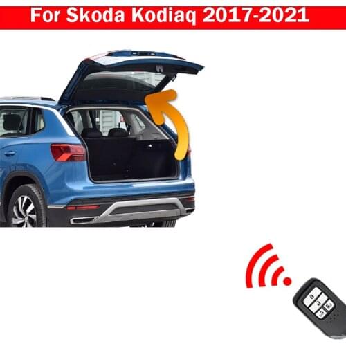 For Skoda Kodiaq 2017-2021 Car Trunk Opening Power Electric Tailgate Intelligent Tail Gate Lift Tail box Foot kick Sensor