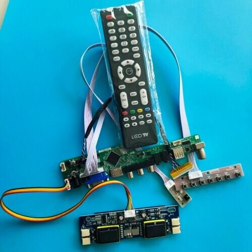 For M236H1-L05 30pin Digital Signal 1920X1080 23.6" kit LCD Interface USB AV TV card Resolution 4 lamps Controller Board