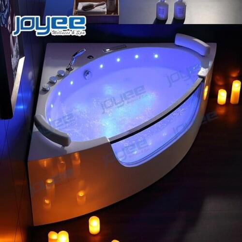 JOYEE Indoor Jacuzzi Function 2 Person Whirlpool Bathtub Air Bubble Massage Jets Different Color Acrylic Jetted Bath Tub