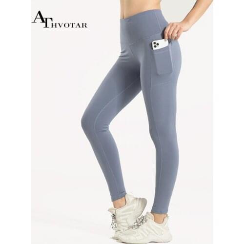 ATHVOTAR Sport Gym Yoga Leggings Women Fitness Workout Outdoors Runnning Legging Sport Women Yoga High Waist Sportswear