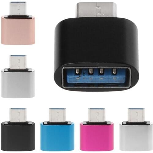 Metal USB C 3.1 Type C Male To USB 2.0 Female OTG Data Sync Converter Adapter for samsung S9 S8 Note 9/8 Mate 20/10/9 P20