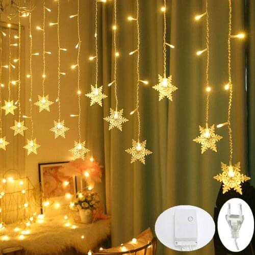 MIOXIXI LED Garland Curtains
