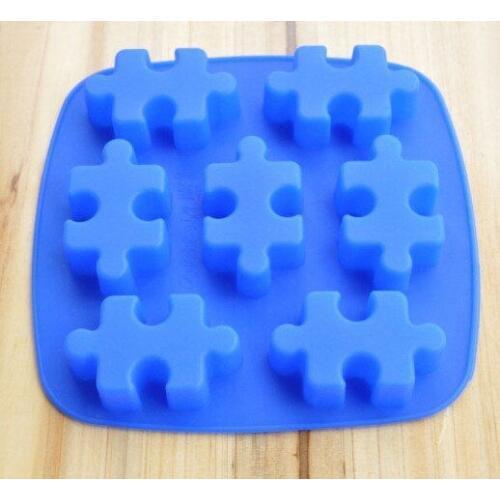 Mouse over image to zoom Details about Cake Mold, Soap Mold 7-Puzzle Jigsaw Mold Silicone Mould For Candy Chocolate