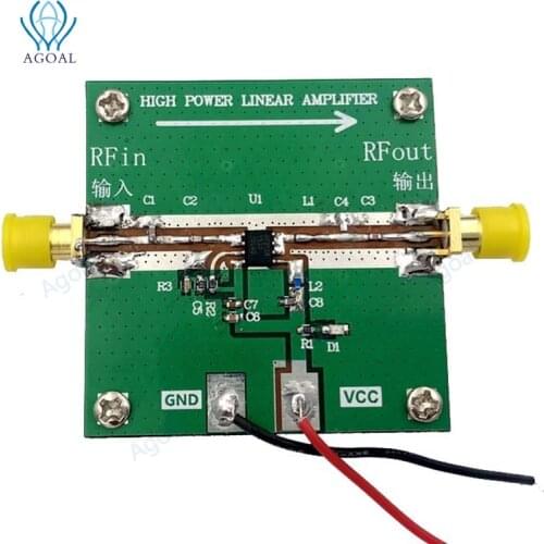 RF Amplifier RF2126 400M-2700MHZ RF Power Amplifier 2.4GHZ 1W FOR 2.4G WIFI Jammer Bluetooth Ham Radio Amplifier