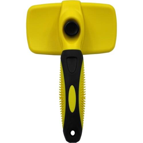 Self Cleaning Pet Slicker Brush Dogs Cats Grooming Brush Deshedding Tool for Cats Dogs with Short to Long Hair
