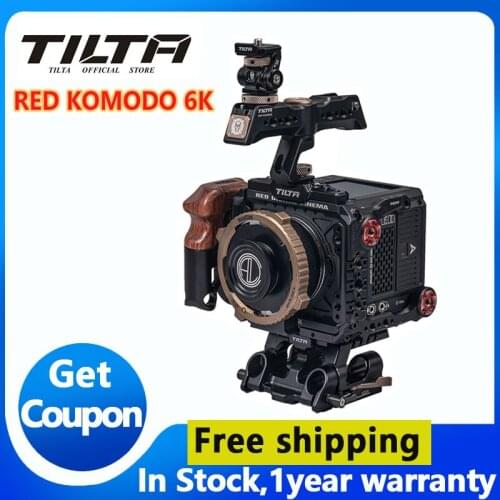 TILTA RED KOMODO 6K TA-T08-A-B TA-T08-B-B TA-T08-E-B TA-T08-C-B zestaw taktyczny klatka operatorska dla Ked Komodo 6K zestaw