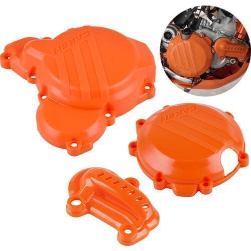 NICECNC Clutch Guard Water Pump Cover Ignition Protector For KTM 250 300 EXC EXC TPI XC-W XC-W TPI 20-21 SX XC 19 Accessories