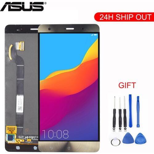 New 5.7" Gold For Asus Zenfone 3 Deluxe ZS570KL LCD DIsplay + Touch Screen Panel Digitizer Assembly Replacement + Tools