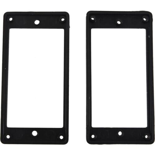 2Pcs Flat Humbucker Pickup Mounting Ring Frame ABS for Electric Guitar