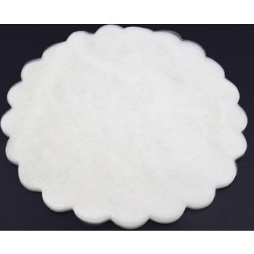 Free Shipping 100Pcs White/Pink/Red/Purple/Blue Organza Scalloped Edge Tulle Round Circles Wedding Favor Jewellery Pouches