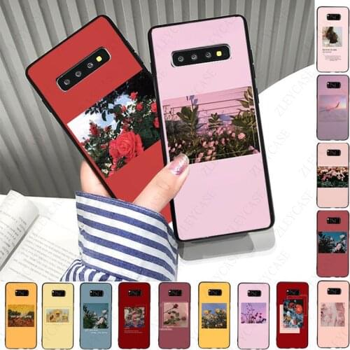 Great art prints Sunflower flowers Rose Phone Cover For samsung s10 s20fe s9 s30 s20ultra s21plus note8 9 10plus 20 ultra Case