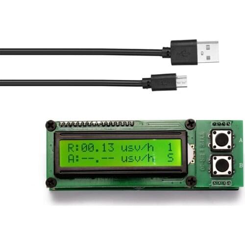 Nuclear Radiation Detector Geiger Counter Tester Stone USB Jewelry Marble Radiation Personal Dosimeter BR-10 Meter Radioactivity