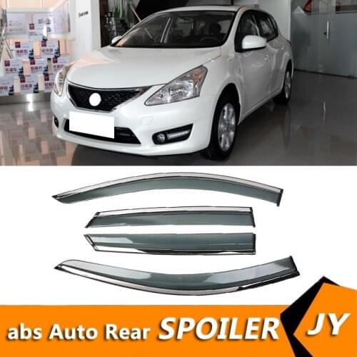 For Nissan Tiida L 2011-2014 Window Visor Vent Shades Sun Rain Deflector Guard For Nissan Tiida L Auto Accessories 4PCS/SET