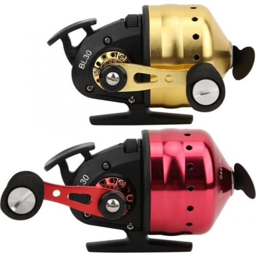 Slingshot Fishing Reel Spinning Hand Wheel 4+1BB 3.6:1 Shooting Fish Closed Reel With Line Outdoor Hunting Fishing Wheel