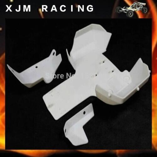Nylon Skid Plate Guard Kit for 1/5 Hpi Rovan Km Mcd Baja 5t 5SC truck Rc Car Parts