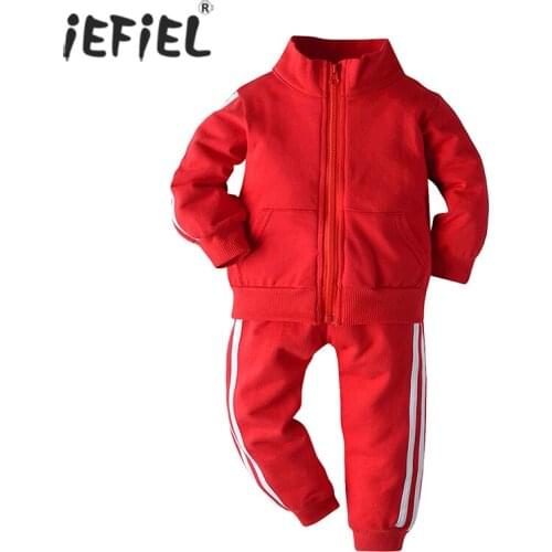 Baby Boys Clothing Sets Autumn Infant Boys Girls Clothes Sport Suit Long Sleeve Sweatshirt+Long Pants 2PCS Newborn Outfits