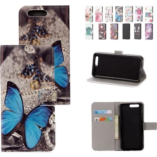 Cute Painted Wallet Card Slot Bracket Case For OnePlus 9 9R Pro Nord N10 N100 5G Fashion Cartoon Flip Magnetic Leather Cases