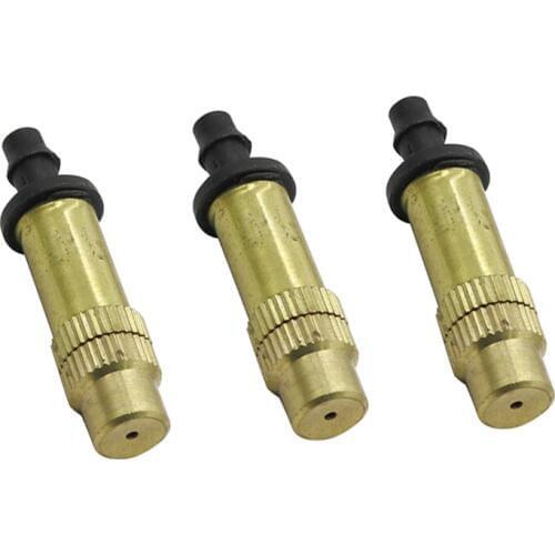 6 PCS Garden watering atomized copper Ejecta suit Farm micro-sprinklers spray cooling sprinkler connection 4/7 hose
