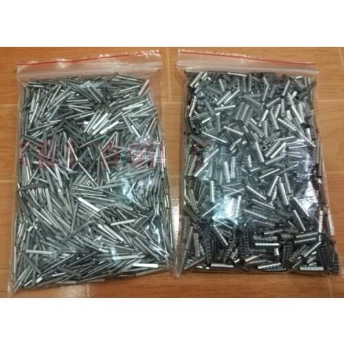 1000 set Dental Lab Stone Model Work Use Single nail Master Pins with Sleeves Lab Dowel Pin Denture materials
