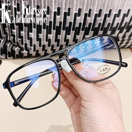 -1.0 1.5 2.0 2.5 3.0 3.5 4.0Anti Blue Light Blocking Finished Myopia Glasses Women Men Nearsighted Computer Spectacles