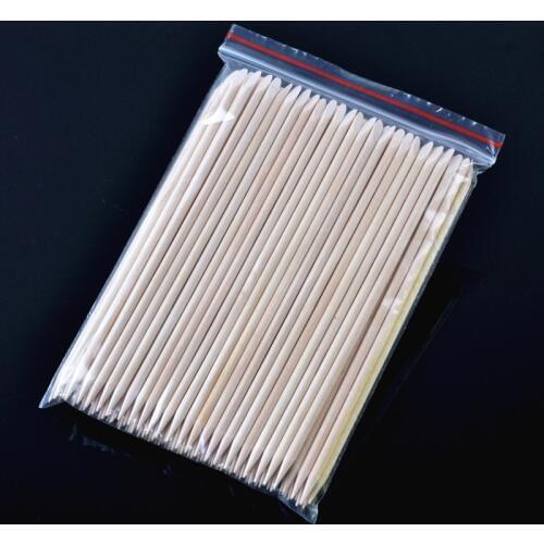 200pcs/lot 14.7cm Nail Art Orange Wood Stick for Nail Cuticle Pusher Remover Gel Polish Pedicure Manicure Tools Professional