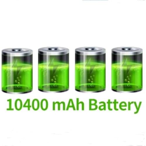 4pcs/Lot rechargeable lithium battery 18650# 10400mah is suitable for solar camera charging